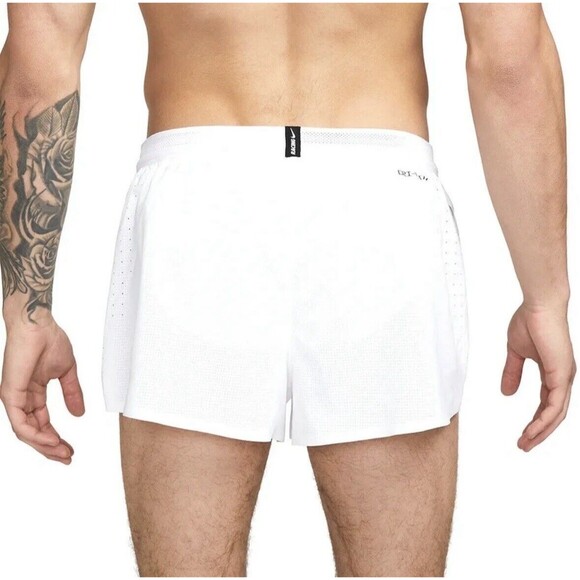 Nike Dri-FIT ADV AeroSwift 2" Racing Mens Size XL Shorts White CJ7837-100 New - Picture 3 of 7